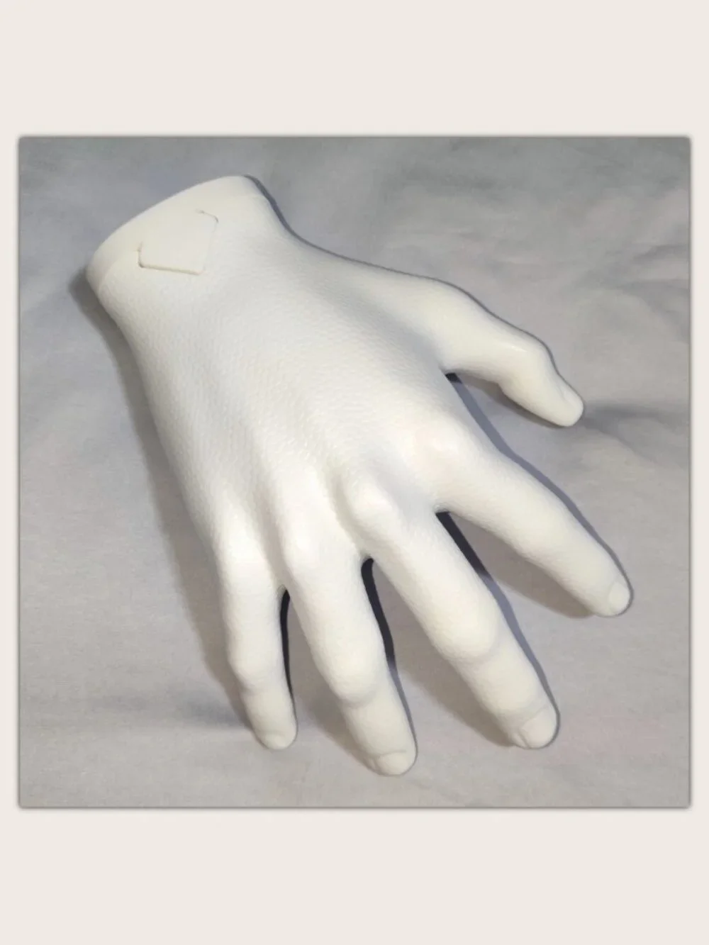 Hand-Shaped Ball Holder Display by Loczar Wall Mounted White Basketball Soccer
